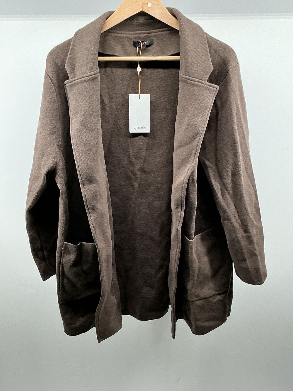 100% Organic Cotton Knit Blazer